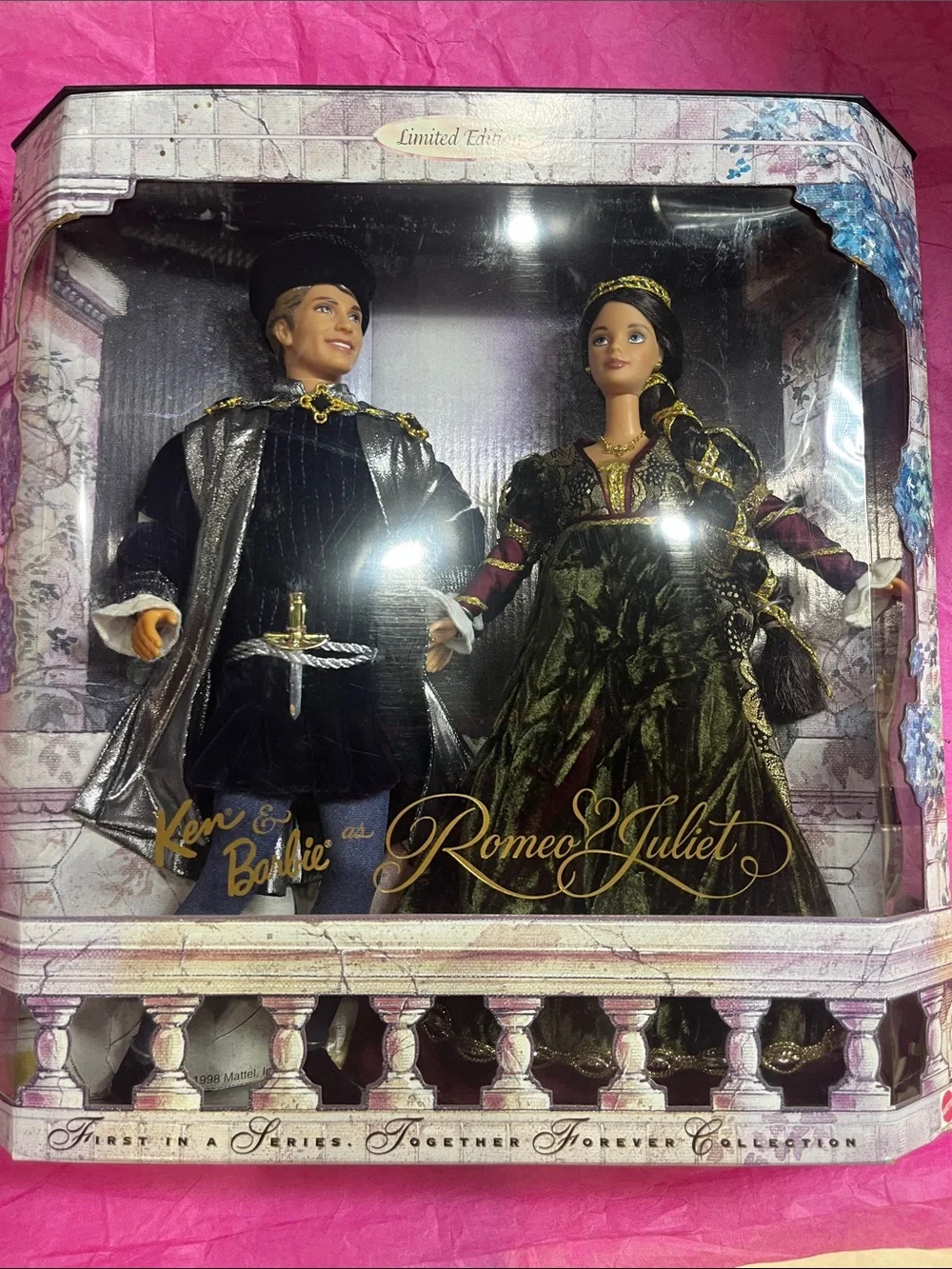 1997 Ken & Barbie as Romeo & Juliet Together Forever Gift Set NRFB